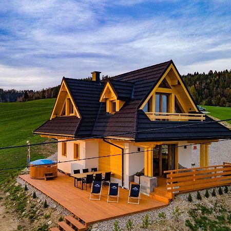 Em Gorce Resort Domki Z Sauna I Jacuzzi Waksmund Экстерьер фото