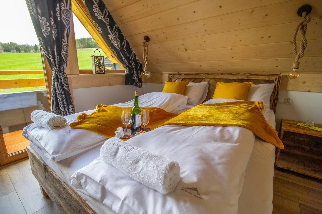 Em Gorce Resort Domki Z Sauna I Jacuzzi Waksmund Экстерьер фото