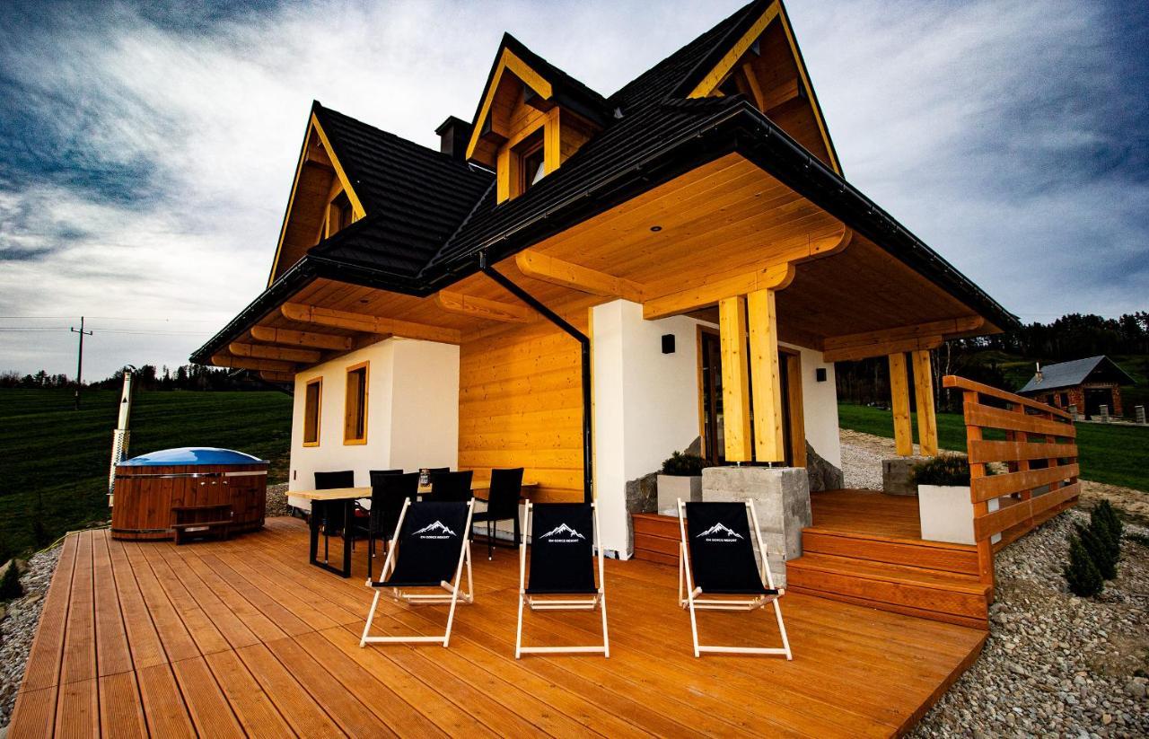 Em Gorce Resort Domki Z Sauna I Jacuzzi Waksmund Экстерьер фото