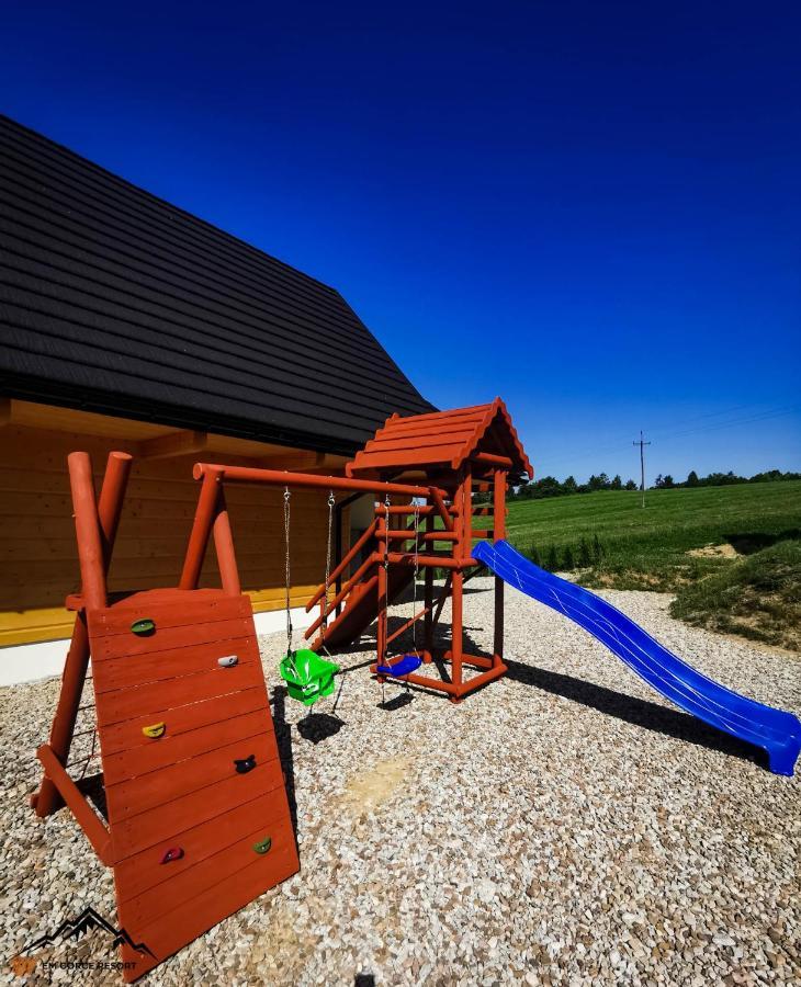 Em Gorce Resort Domki Z Sauna I Jacuzzi Waksmund Экстерьер фото