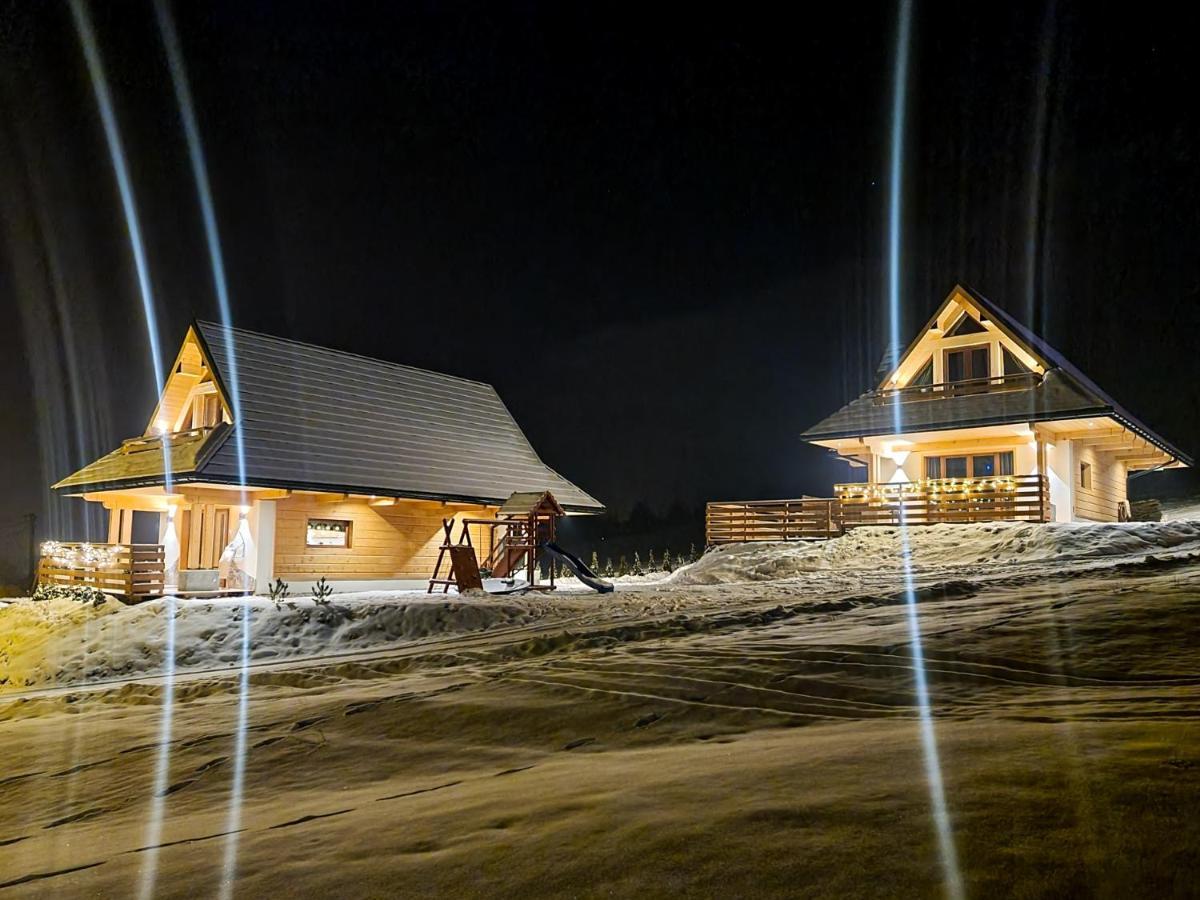 Em Gorce Resort Domki Z Sauna I Jacuzzi Waksmund Экстерьер фото