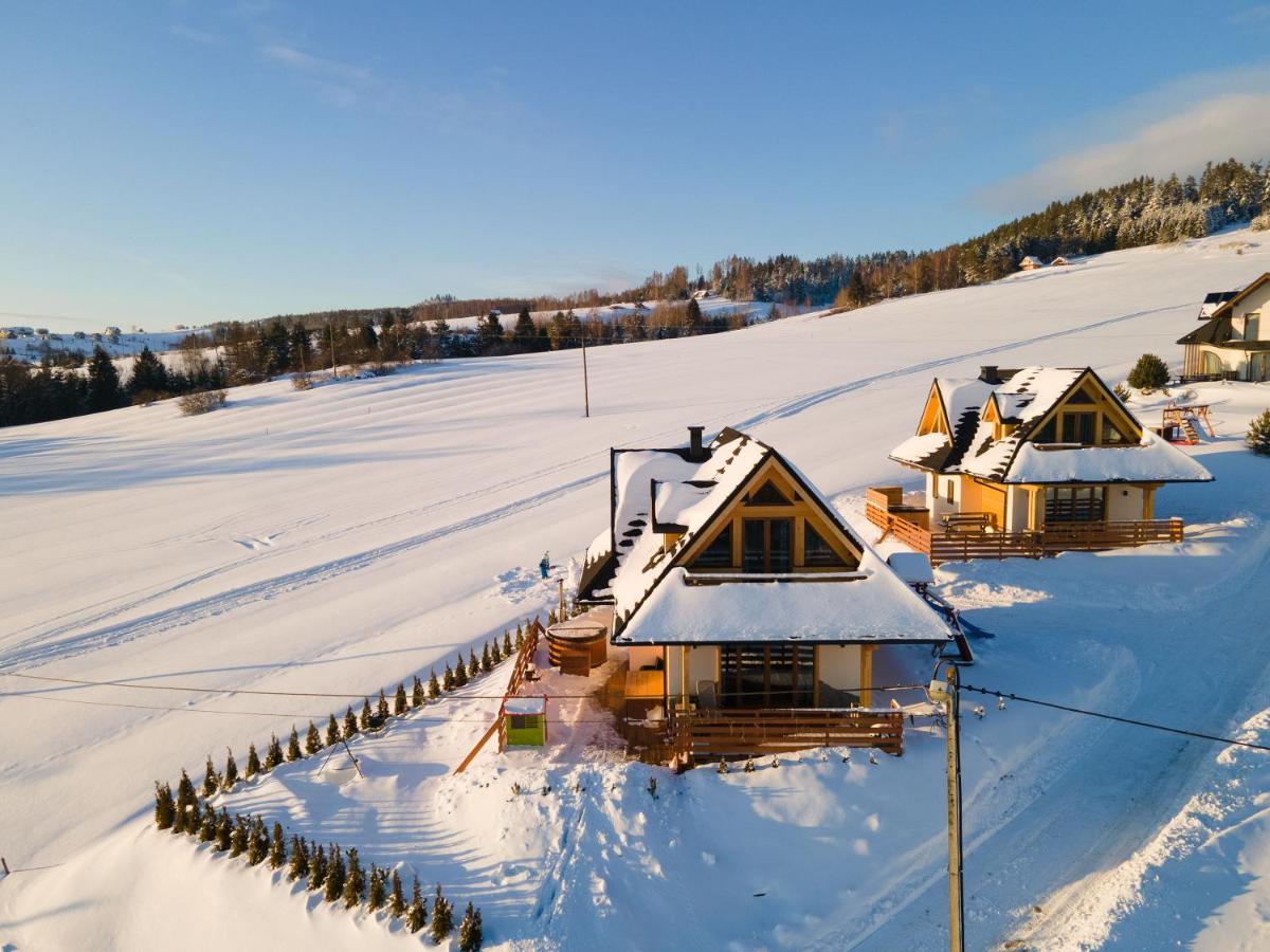 Em Gorce Resort Domki Z Sauna I Jacuzzi Waksmund Экстерьер фото