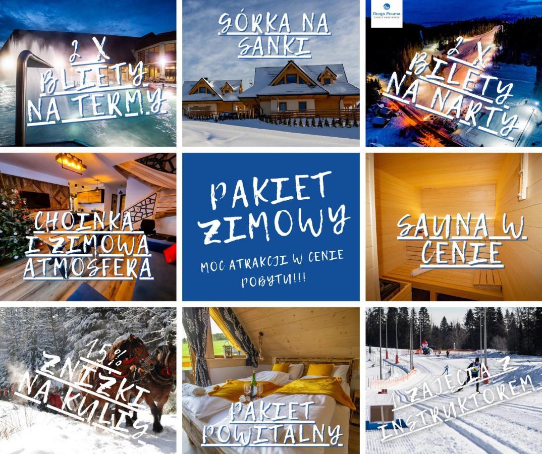 Em Gorce Resort Domki Z Sauna I Jacuzzi Waksmund Экстерьер фото
