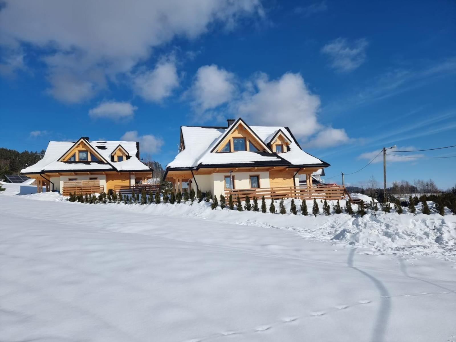 Em Gorce Resort Domki Z Sauna I Jacuzzi Waksmund Экстерьер фото