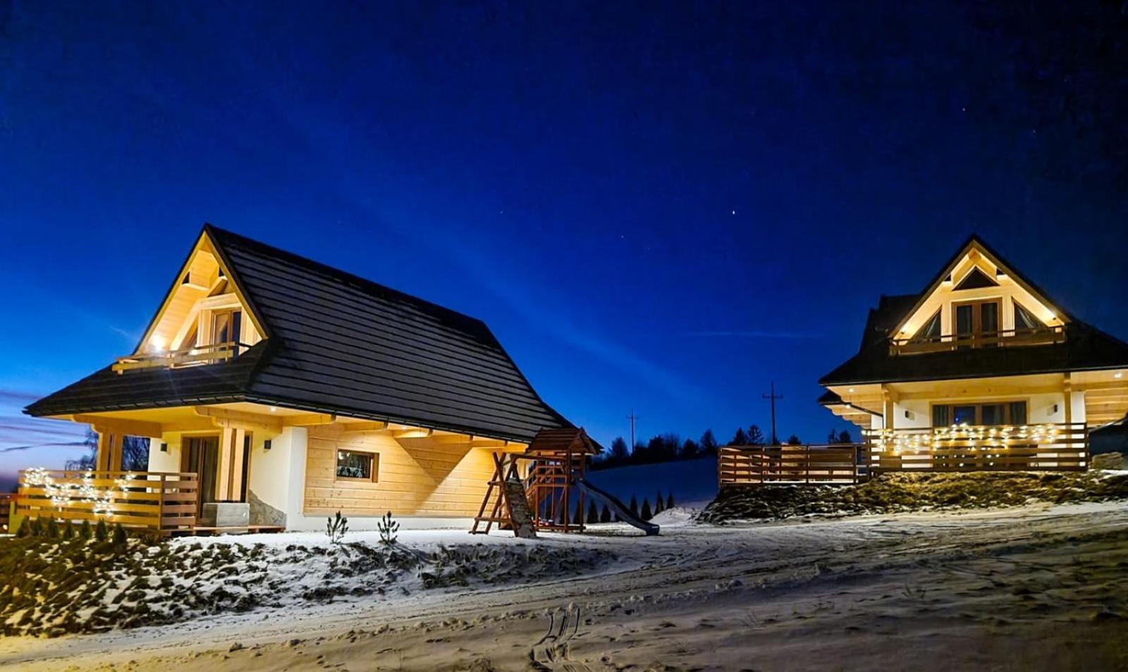 Em Gorce Resort Domki Z Sauna I Jacuzzi Waksmund Экстерьер фото
